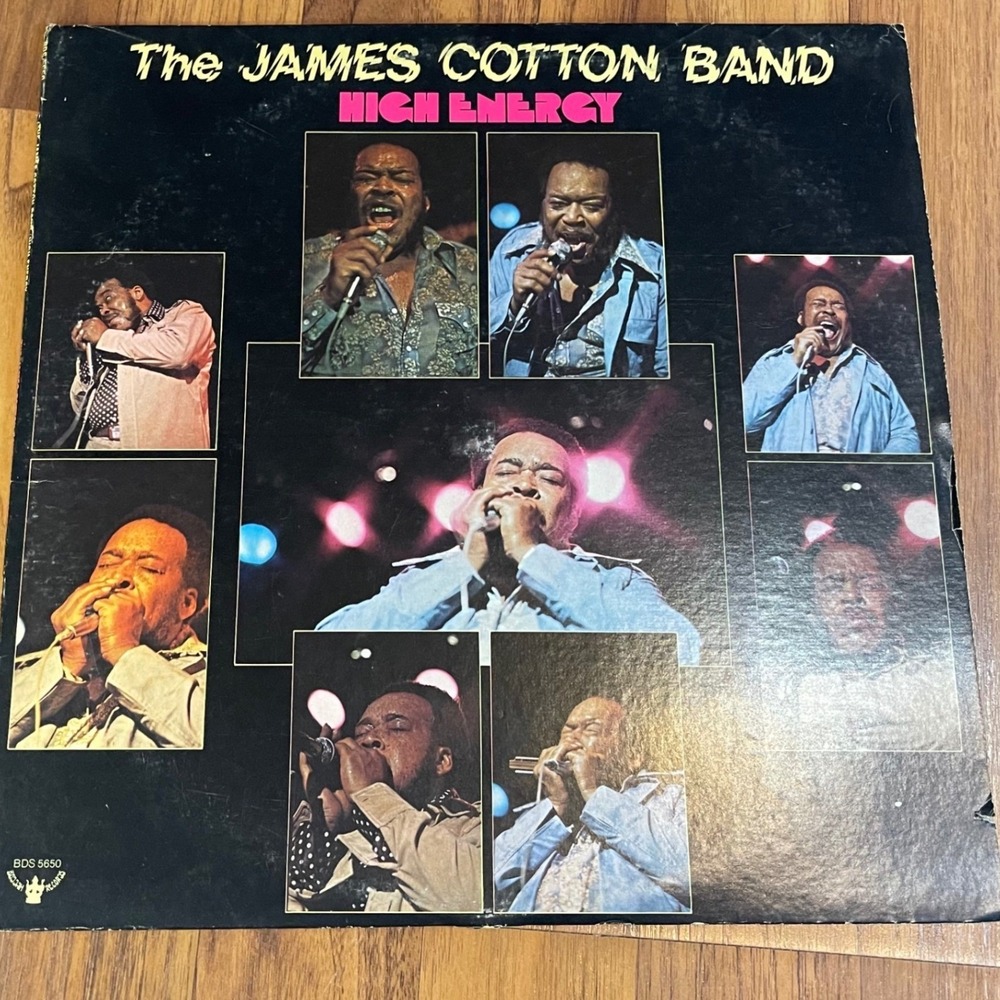 James Cotton Band High Energy Vinyl LP 1975 Buddah Records BDS 5650 Blues